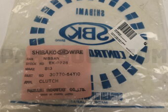 3077064Y10 CLUTCH CABLE  B13 90-94 LHD