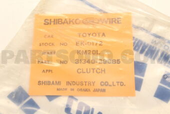 3134029085 CLUTCH CABLE  KM20 LHD