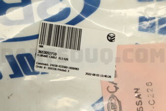 3653151Y10 H.BRAKE CABLE  B13 RR/L