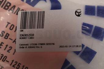 5363012510 BONNET CABLE