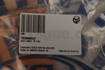 7818060020 ACC CABLE  2F LHD
