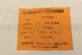 7818090A00 ACC CABLE  FJ60 RHD