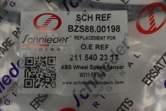 BZS8800198 SCHNIEDER ABS WHEEL SPEED SENSOR W211 FR L+R