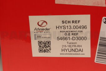 HYS1300496 SCHNIEDER SHOCK ABSORBER  TUCSON [15-18] FR-RH