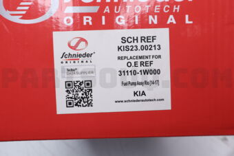KIS2300213 SCHNIEDER FUEL PUMP ASSY RIO [14-17]