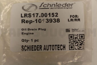 LRS1700152 SCHNIEDER OIL DRAIN PLUG ENGINE