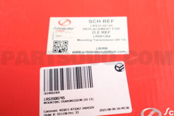 LRS3500745 MOUNTING TRANSMISSION [05-13]