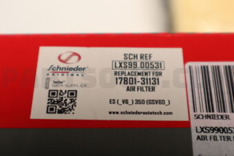 LXS9900531 SCHNIEDER AIR FILTER ES (_V6_) 350 (GSV60_)
