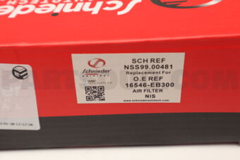 NSS9900481 SCHNIEDER AIR FILTER NISSAN NAVARA D40