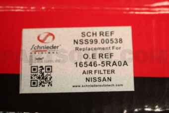 NSS9900538 SCHNIEDER AIR FILTER KICKS HR16DE [16-UP]