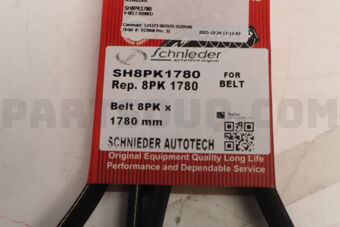 SH8PK1780 SCHNIEDER V-BELT RIBBED