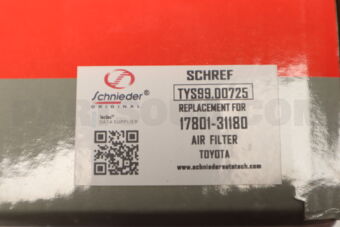 TYS9900725 SCHNIEDER AIR FILTER LAND CRUISER [21-UP]