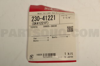 SK41221F WC KIT F 1-1/4