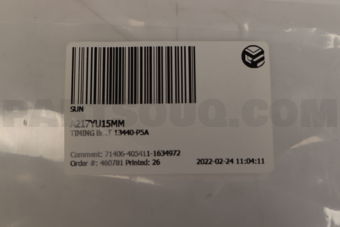 A217YU15MM TIMING BELT 13440-P5A