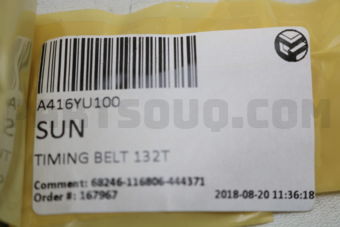 A416YU100 TIMING BELT 132T