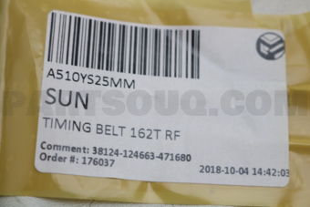 A510YS25MM TIMING BELT 162T  RF0