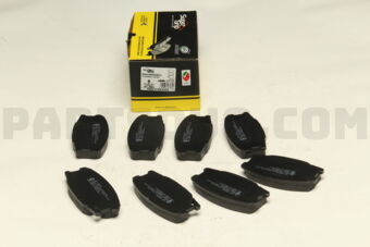 D6091 BRAKE PAD (8 PCS /BOX)