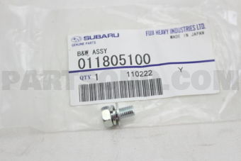 011805100 B&W ASSY
