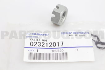 023212017 Subaru CASTLE NUT
