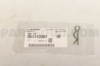 051112001 Subaru SNAP PIN