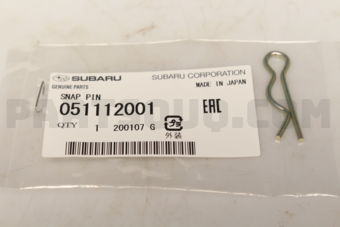 051112001 SNAP PIN