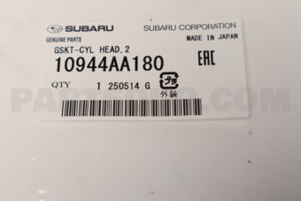 10944AA180 Subaru GSKT-CYL HEAD,2
