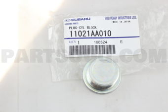 11021AA010 PLUG-CYL BLOCK