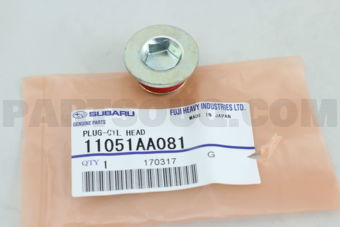 11051AA081 PLUG-CYL HEAD