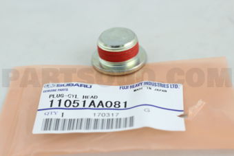 11051AA081 PLUG-CYL HEAD