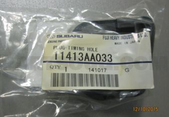 11413AA033 Subaru PLUG-TIMING HOLE