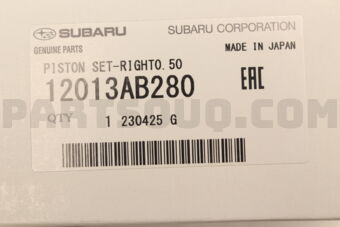 12013AB280 PISTON SET-RIGHT0.50