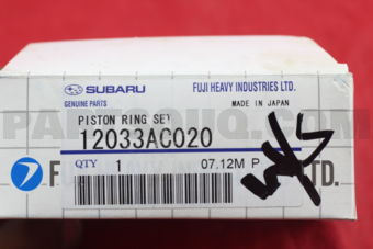 12033AC020 PISTON RING SET
