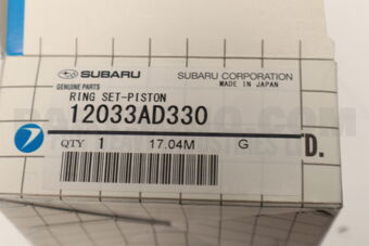 12033AD330 RING SET-PISTON