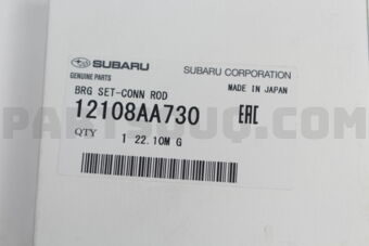 12108AA730 Subaru BRG SET-CONN ROD