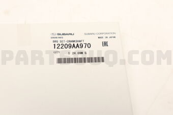 12209AA970 Subaru BRG SET-CRANKSHAFT