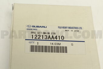 12213AA410 BRG SET-MAIN CTR