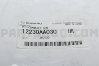 12230AA030 PLT-CRANKSFT SEN