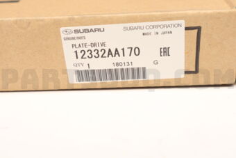 12332AA170 Subaru PLATE-DRIVE