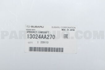13024AA270 SPROCKET-CAMSHAFT