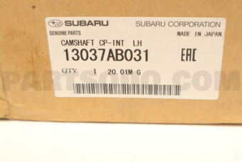 13037AB031 Subaru CAMSHAFT CP-INT  LH