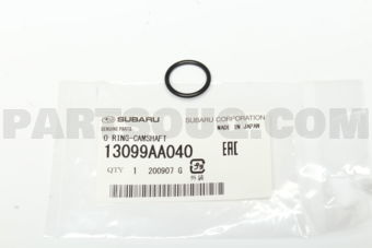 13099AA040 PB001124 O RING CAMSHAFT