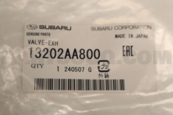 13202AA800 VALVE-EXH