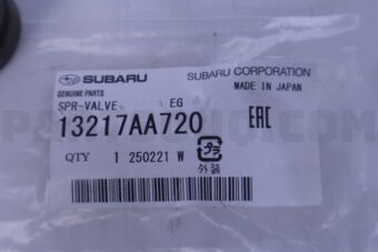 13217AA720 Subaru SPR-VALVE       EG