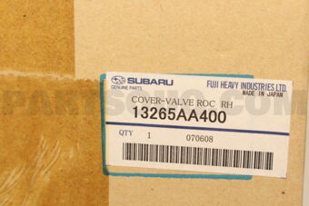 13265AA400 Subaru COVER-VALVE ROC  RH