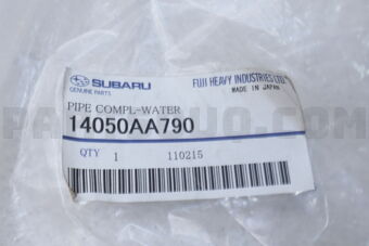 14050AA790 Subaru PIPE COMPL-WATER