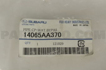 14065AA370 PIPE CP-WAT BYPAS