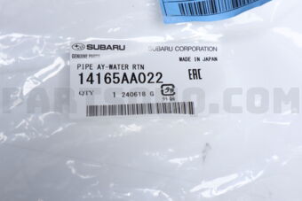 14165AA022 PIPE AY-WATER RTN