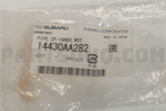 14430AA282 PIPE CP-TURBO,NO2