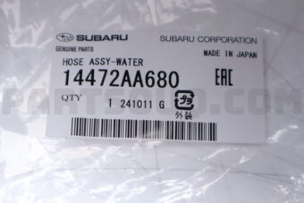 14472AA680 HOSE ASSY-WATER