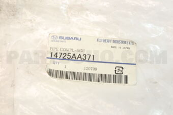 14725AA371 PIPE COMPL-EGR